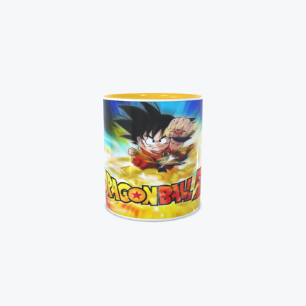 Mug Amarillo con diseño de Dragon Ball