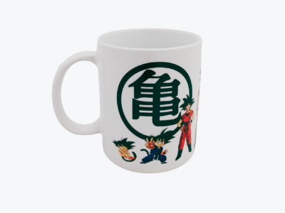 Mug con diseño de dragon ball goku