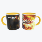 Mug Amarillo con diseño de Dragón Ball Z