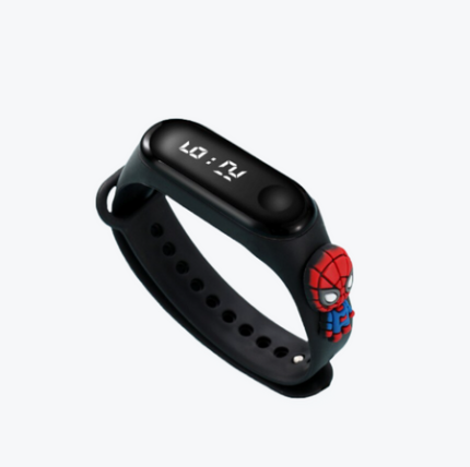 reloj de goma spiderman