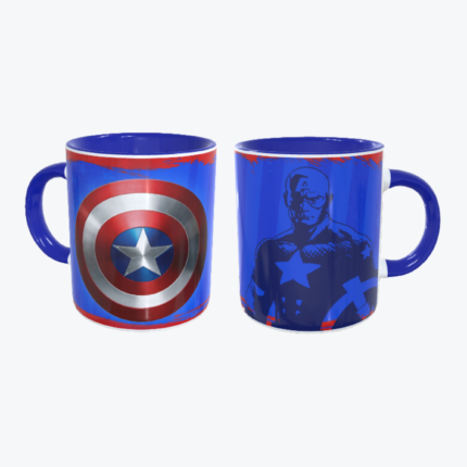 Mug Azul Capitán América