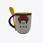 Mug Mágico con cucharita Frida Kahlo - Imagen 3