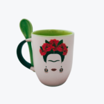 Mug Mágico con cucharita Frida Kahlo - Imagen 4