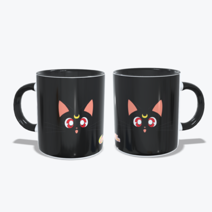 Mug Negro Sailor Moon - Luna
