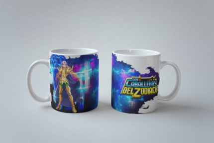 mug caballero del zodiaco