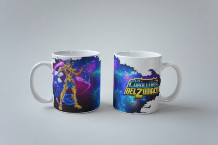 mug caballero del zodiaco