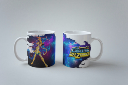 mug caballeros del zodiaco