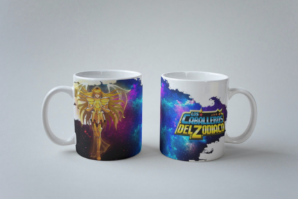Mug caballeros del zodiaco