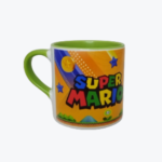 mini mug con diseño de mario bros