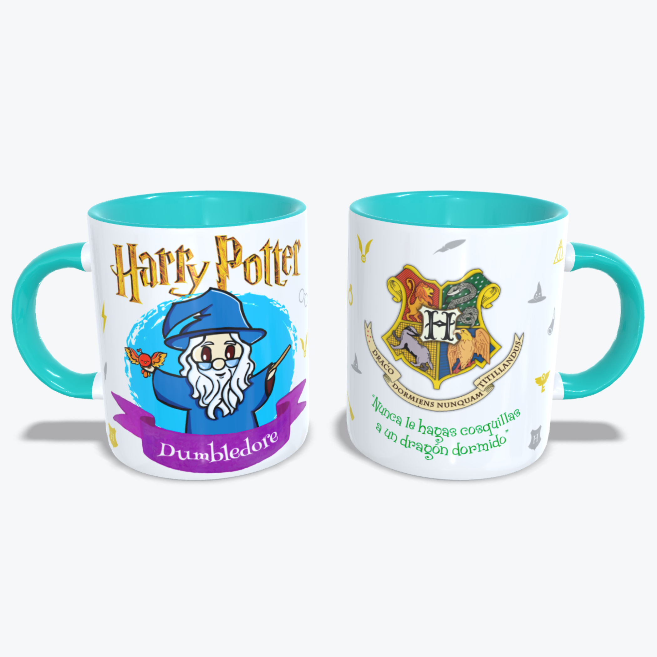 Mug Azul Harry Potter - Dumbledore Mug Azul con diseño de Harry Potter - Dumbledore
