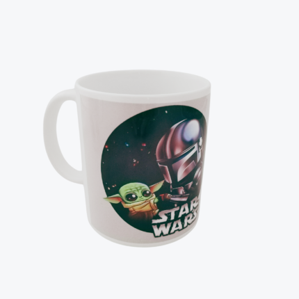 mug de cerámica con diseño de star wars