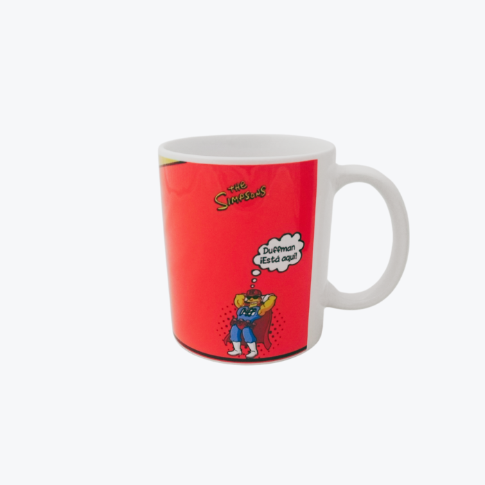 Mug Rojo Los Simpson Duff - Imagen 2