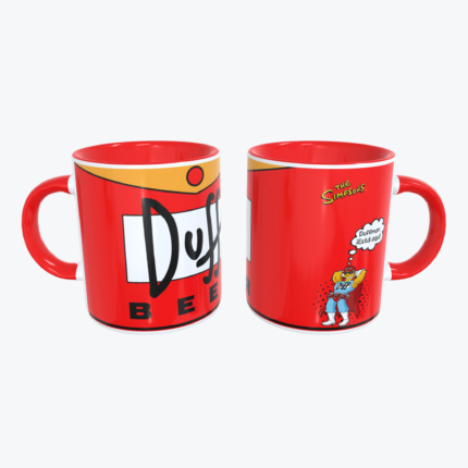Mug Rojo Los Simpson Duff