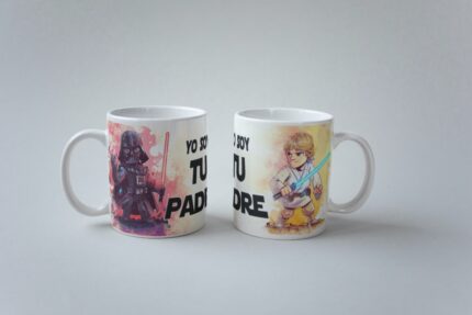 mug de cerámica con diseño de star wars
