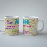 mug de cerámica con diseño de amistad