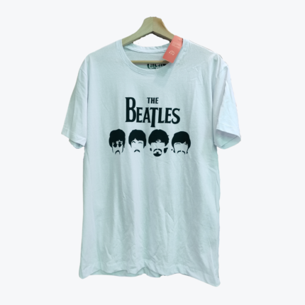 Camiseta de The Beatles Blanca Unisex