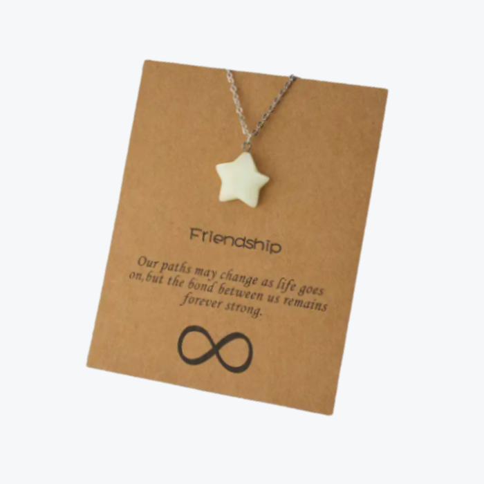 Collar con colgante luminoso