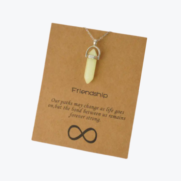 Collar con colgante luminoso