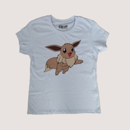 camiseta para dama de pokemon eevee