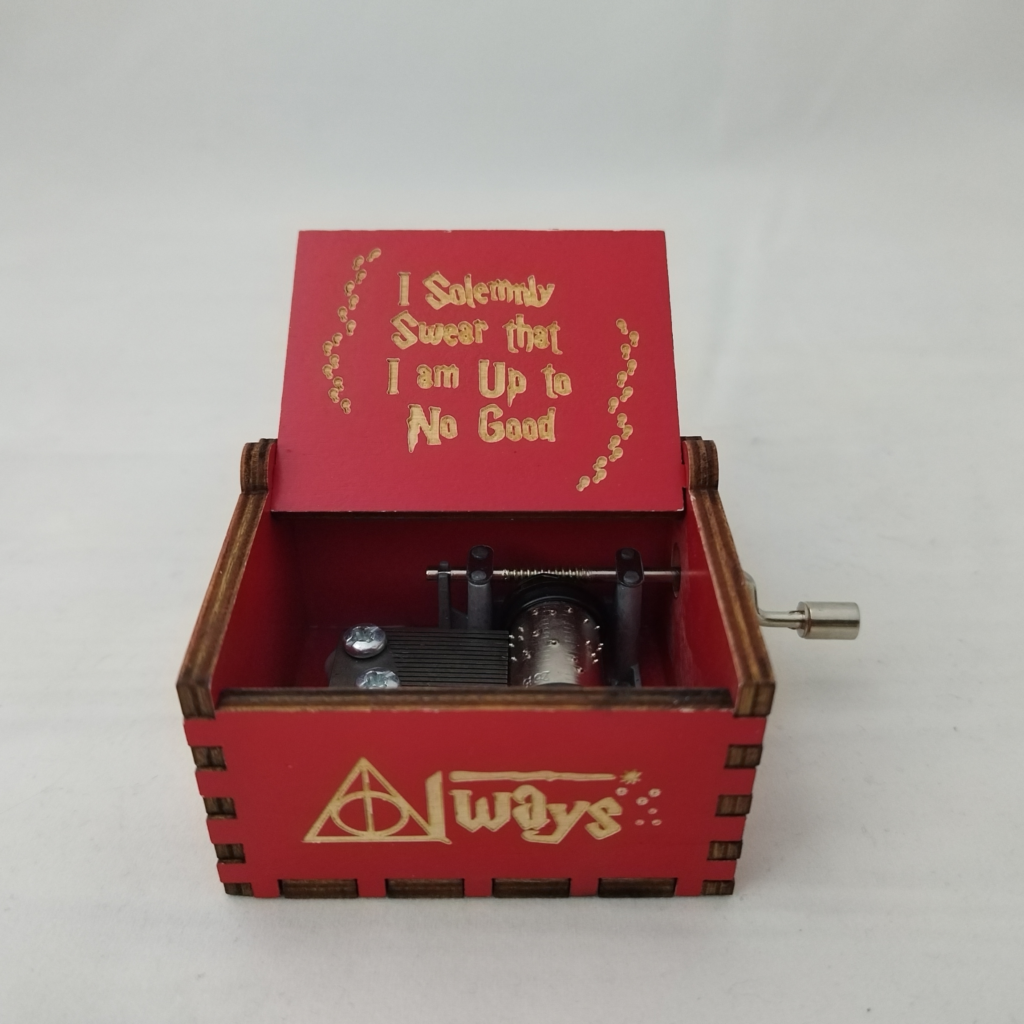 Caja Musical Harry potter Roja