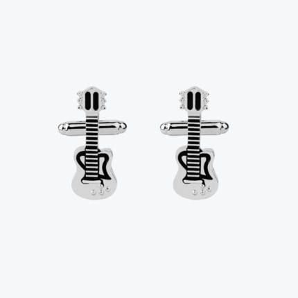 Mancornas o gemelos con diseño Guitarra
