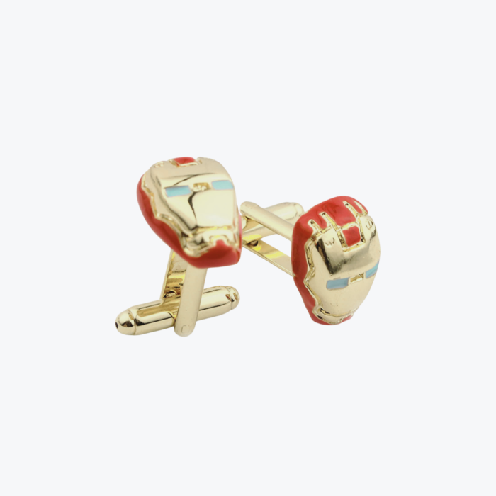 Mancornas o gemelos con diseño de Iron Man