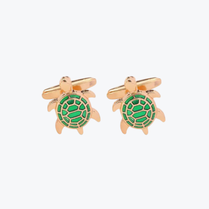 Mancornas o gemelos con diseño de Tortugas