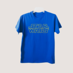 Camiseta para caballero con diseño de letras Star Wars