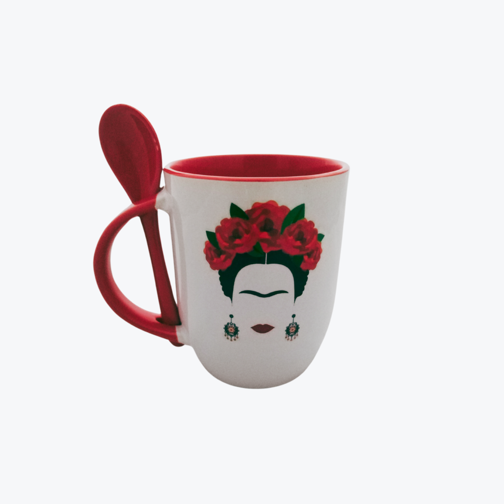 Mug Magico Frida Rojo1