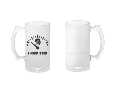 Vaso Cervecero con diseño de I Need Beer