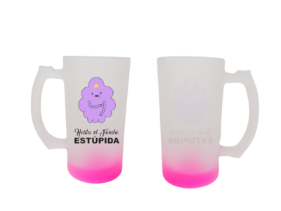 Vaso Cervecero con diseño de Princesa Grumosa