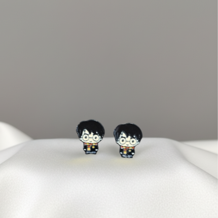 Aretes con diseño de Harry potter