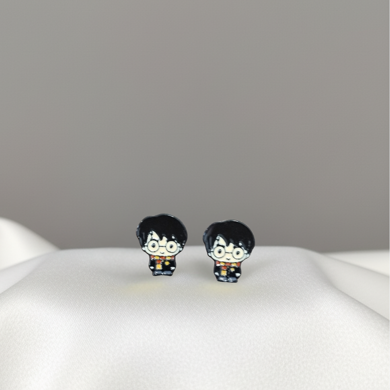 Aretes con diseño de Harry potter Aretes con diseño de Harry potter