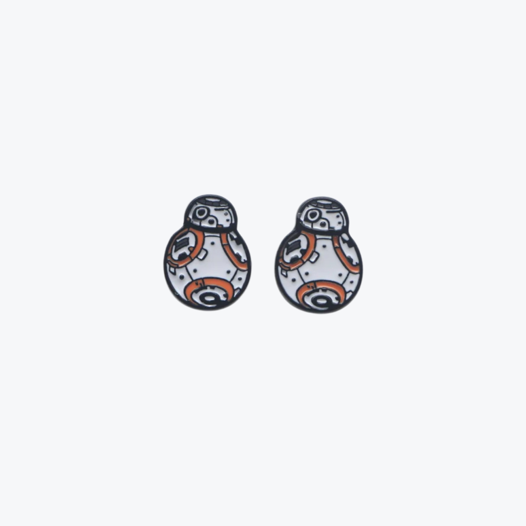 Aretes de con diseño de BB8 - Star Wars