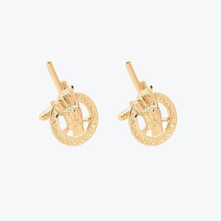 Mancornas o gemelos con diseño mano del rey