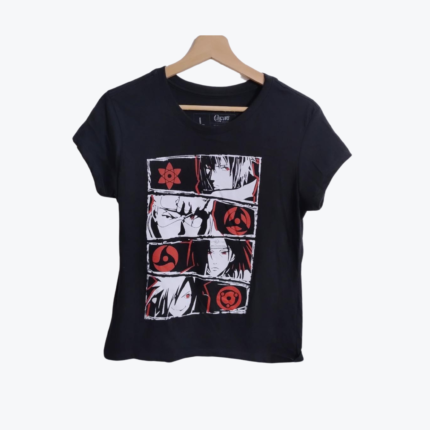 Camiseta de dama con diseño de naruto