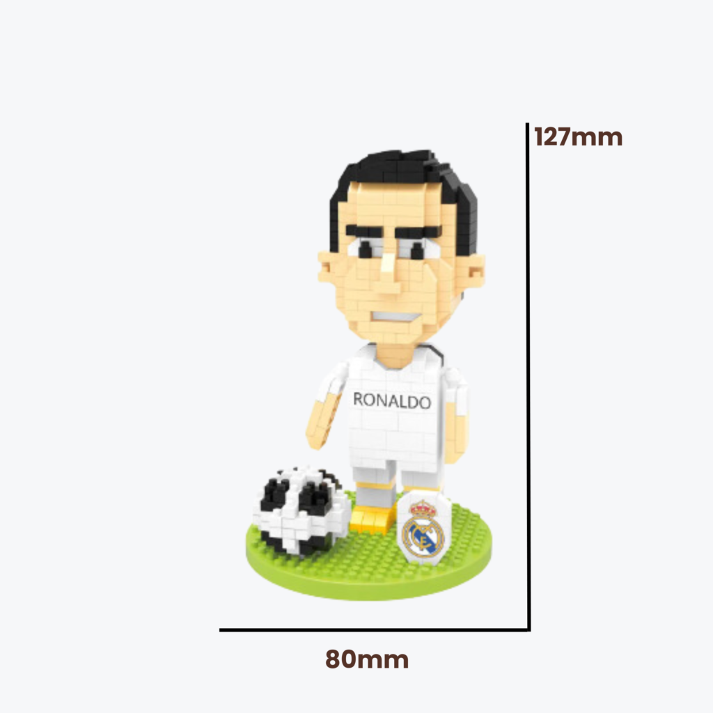 Figura Armable de Cristiano Ronaldo. bloque de construcción