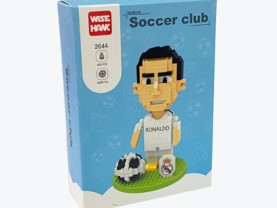 Figura Armable de Cristiano Ronaldo. bloque de construcción