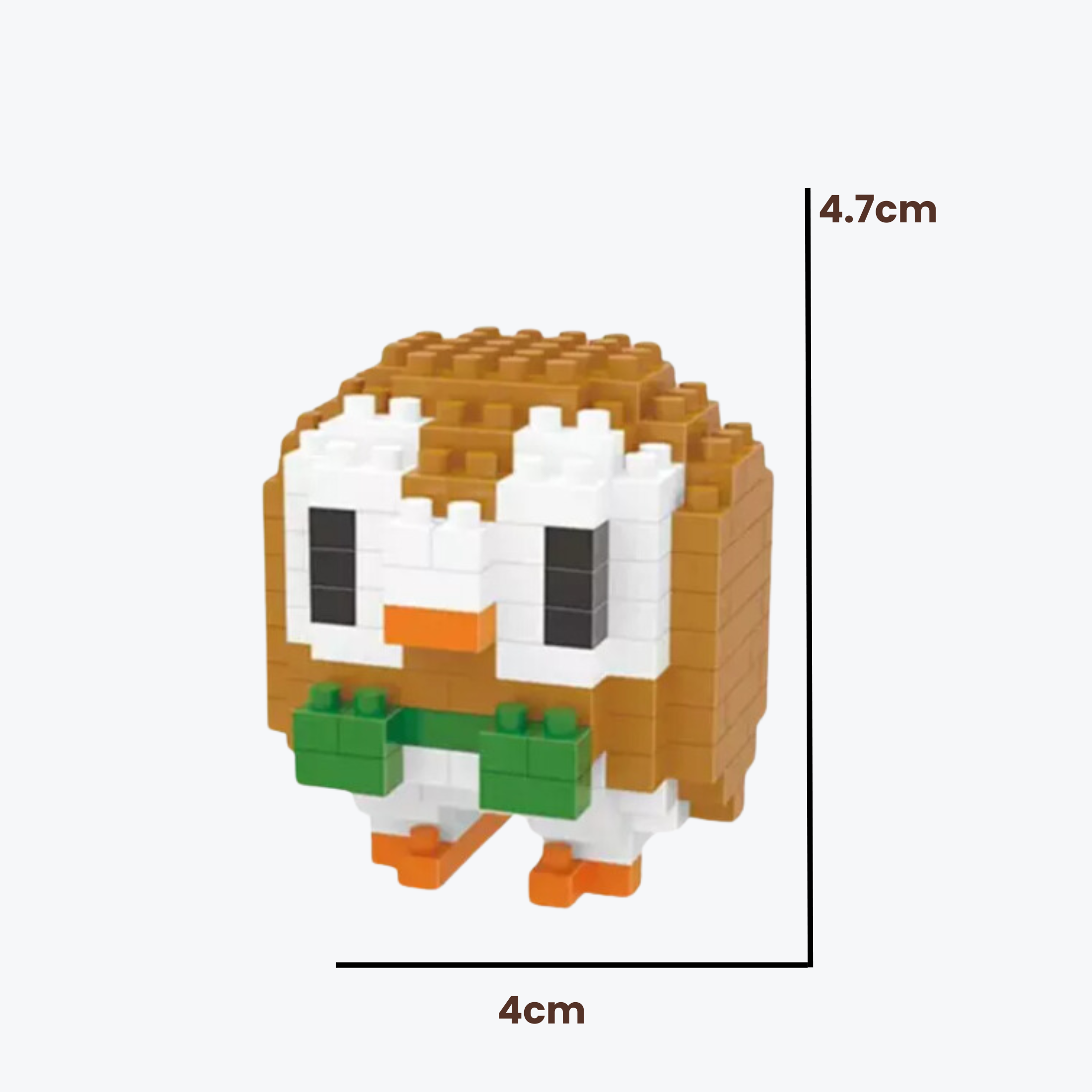 Figura Armable de Rowlet Figura Armable de Rowlet pokémon