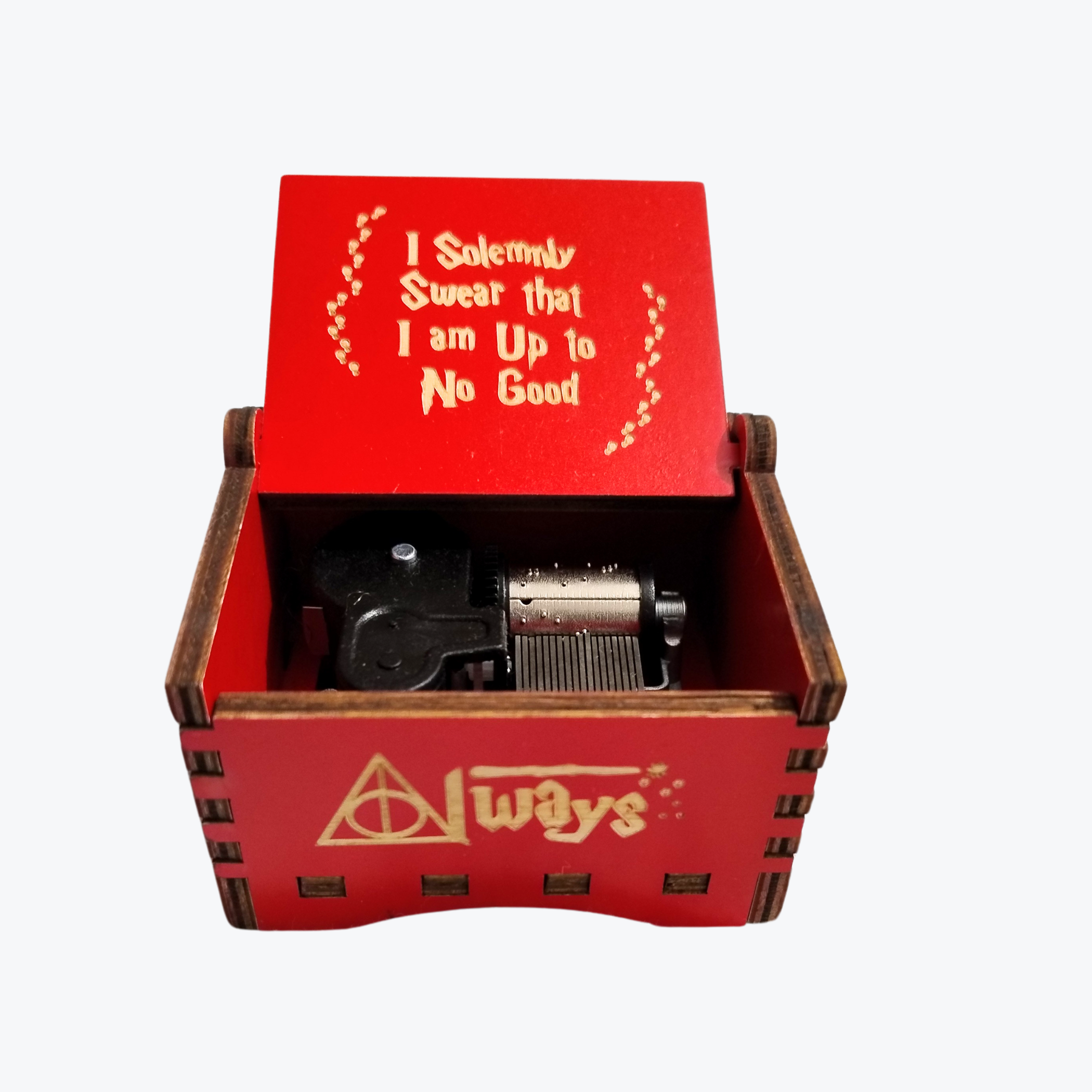 Caja Musical Harry potter Roja Auto1 Caja Musical Automática de Harry potter