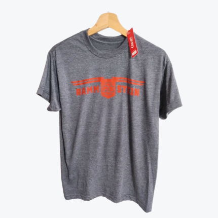 Camiseta de Rammstein Gris Plomo Unisex