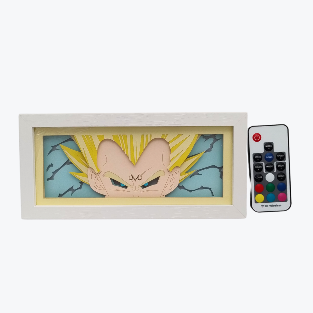 Lámpara 3D RGB de Vegeta - Dragon Ball Z