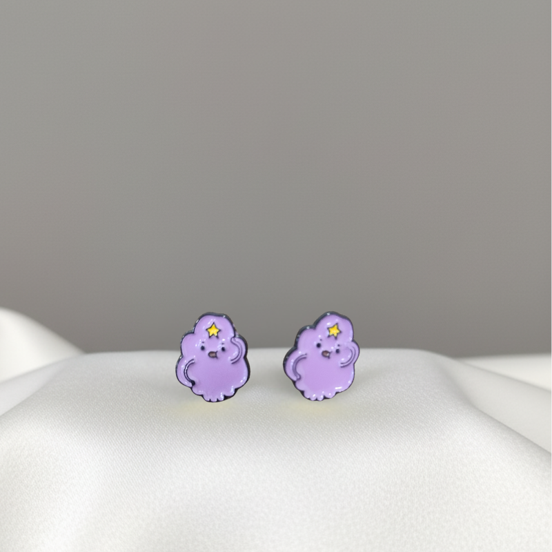 Aretes de la Princesa Grumosa - Hora de Aventura Aretes de la Princesa Grumosa - Hora de Aventura