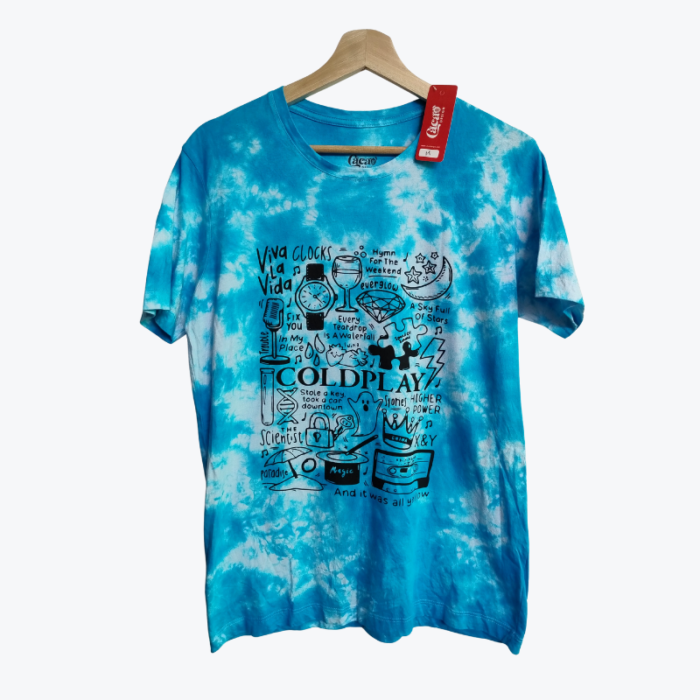 Camiseta Unisex Tie Dye Coldplay