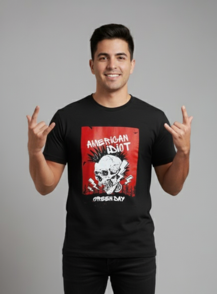 Camiseta Unisex Green Day - American Idiot
