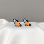 Aretes de Pochita Chainsaw Man