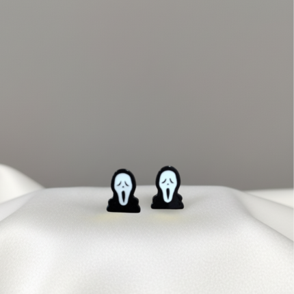 Aretes de Scream Máscara Ghostface