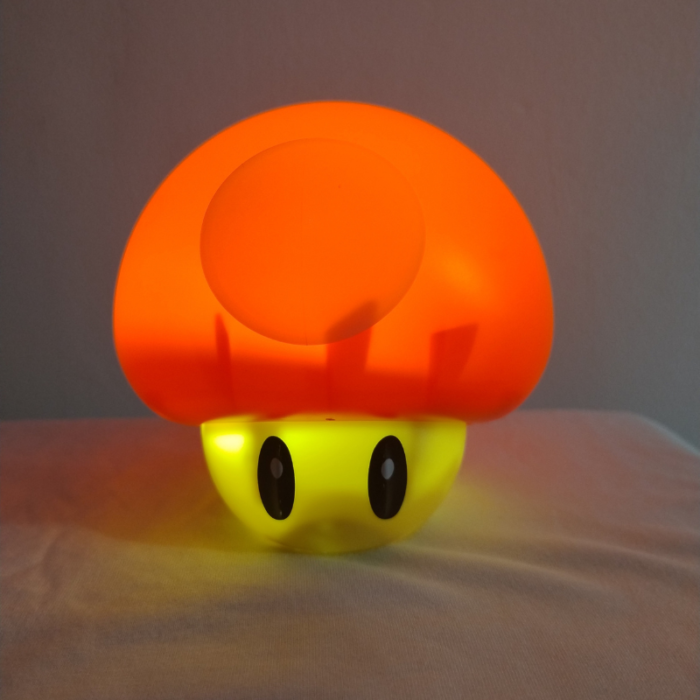 Lámpara Hongo Toad Mario Bros con Luz y Sonido - Imagen 2