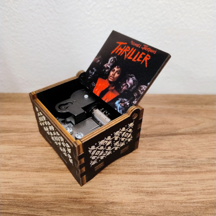 Caja Musical Automática Thriller Michael Jackson - Imagen 3