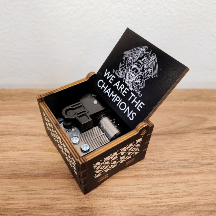 Caja Musical Automática We Are The Champions Queen - Imagen 3